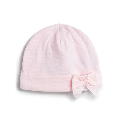 Girls Light Pink Knitted Hat